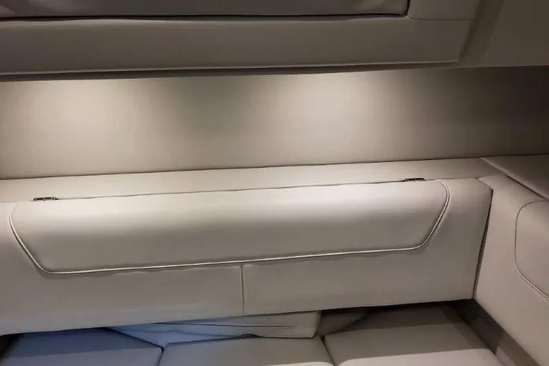 Slide: The Image of 2023 Formula 380 Super Sport Crossover OB interior with sleek, modern seating design. - 57