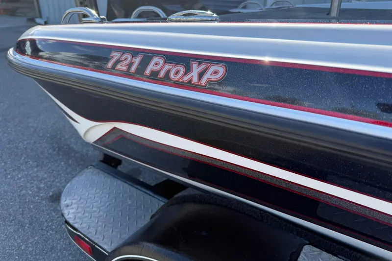 Slide: The Image of 2017 Phoenix 721 ProXP boat detail with red and white accents. - 3