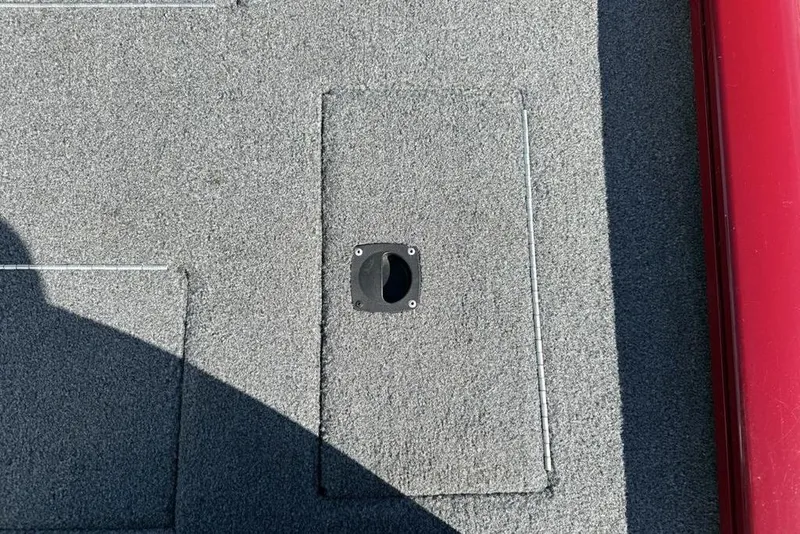 Slide: The Image of Carpeted deck of 2022 Tracker Pro Team 175 TXW Tournament Edition boat. - 26