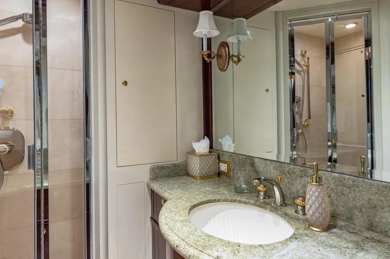 Slide: The Image of Luxurious 1988 Van Mill Custom bathroom with granite countertop and elegant fixtures. - 71