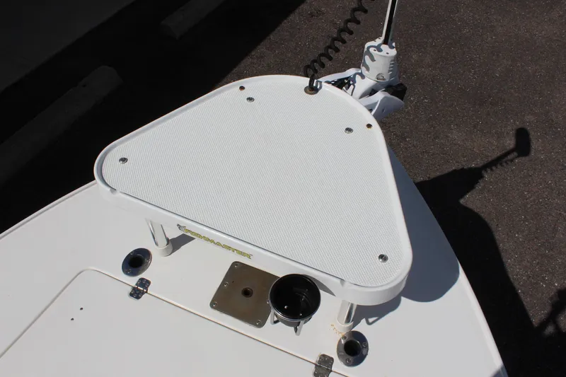 Slide: The Image of 2017 Sterling TR7 boat deck with mounted equipment and accessories. - 21