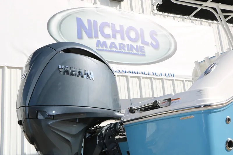 Slide: The Image of 2026 Robalo R200 Center Console with Yamaha engine at Nichols Marine dealership. - 9