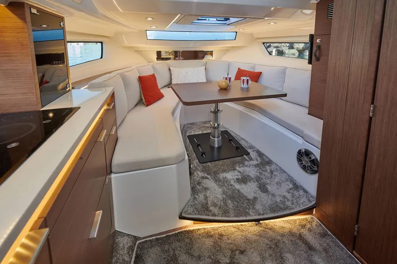 Slide: The Image of Luxurious interior of 2027 Jeanneau Leader 10.5 WA yacht. - 7