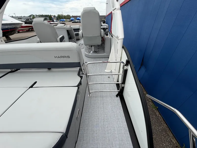 Slide: The Image of Interior of Harris Grand Mariner 230 boat, model year 2026. - 14