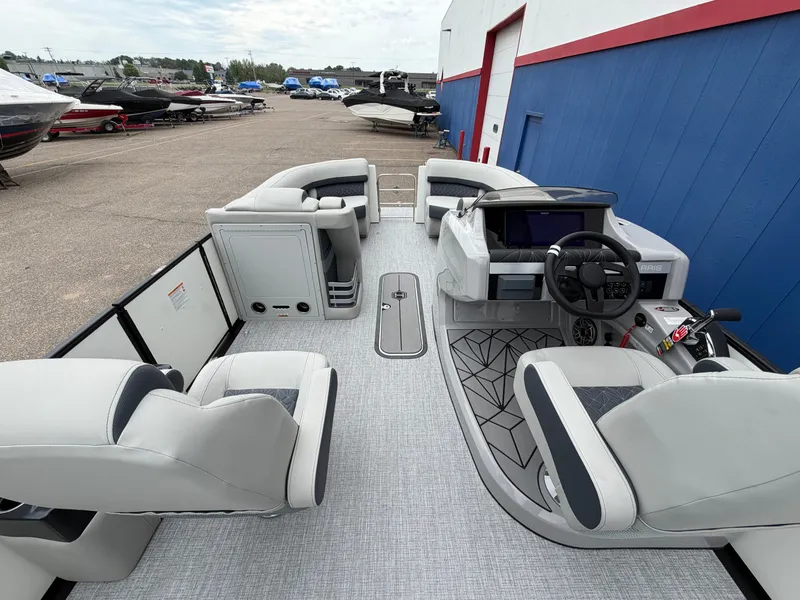 Slide: The Image of Interior of 2026 Harris Grand Mariner 230 pontoon boat. - 17