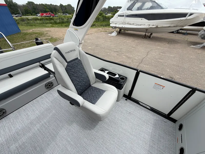 Slide: The Image of Harris Grand Mariner 230 seating area, luxurious design, 2026 model. - 24