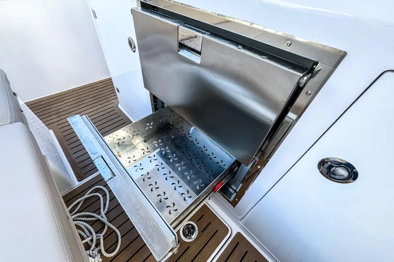Slide: The Image of Stainless steel drawer on STERK 31 boat, year 2025. - 12