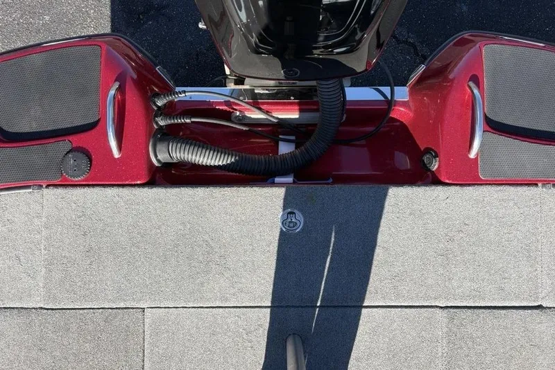 Slide: The Image of 2017 Phoenix 919 ProXP boat dashboard with control panel and steering wheel. - 27