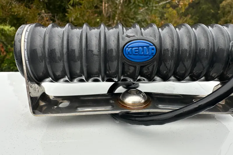Slide: The Image of Hella light on Sealegs 9m Amphibious RIB, 2020 model, with ribbed design. - 22