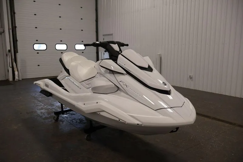 Slide: The Image of 2026 Yamaha WaveRunner FX Cruiser SVHO in a garage setting, showcasing sleek design. - 5