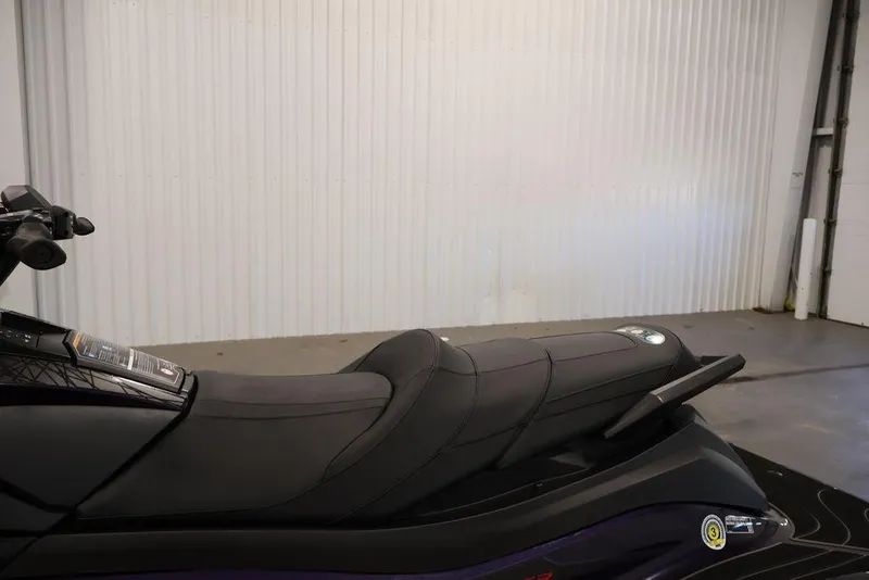 Slide: The Image of 2026 Yamaha WaveRunner GP HO jet ski in a garage setting. - 13