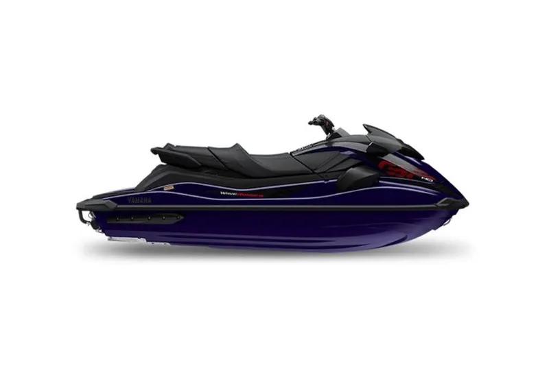 Slide: The Image of 2026 Yamaha WaveRunner GP HO in a garage, rear view showcasing sleek design. - 16