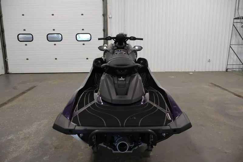 Slide: The Image of 2026 Yamaha WaveRunner GP HO in a garage, showcasing sleek design and modern features. - 17