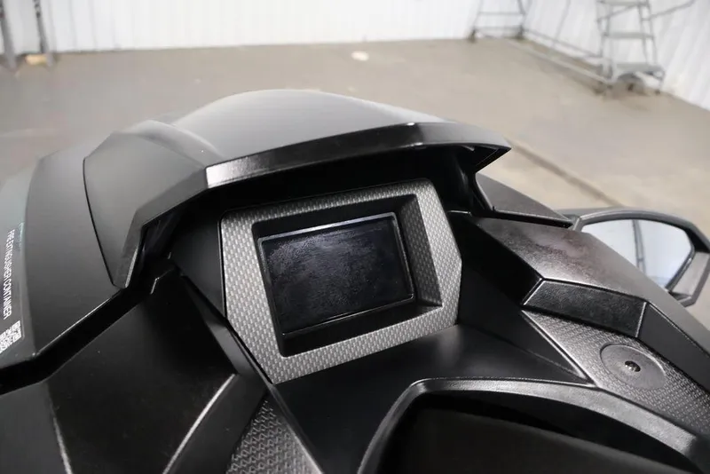 Slide: The Image of 2026 Yamaha WaveRunner GP HO jet ski in a showroom, side view. - 19