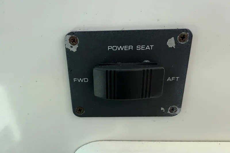 Slide: The Image of Power seat control panel on 2004 Tiara Yachts 3600 Sovran. - 24