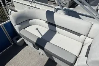 Slide: The Image of 2021 Godfrey Sweetwater 2286 C pontoon boat with comfortable seating. - 7