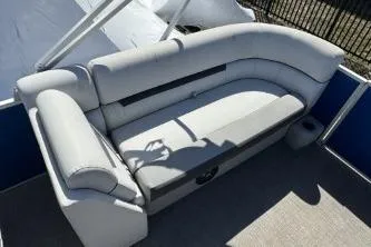Slide: The Image of 2021 Godfrey Sweetwater 2286 C pontoon boat with comfortable seating and modern design. - 8