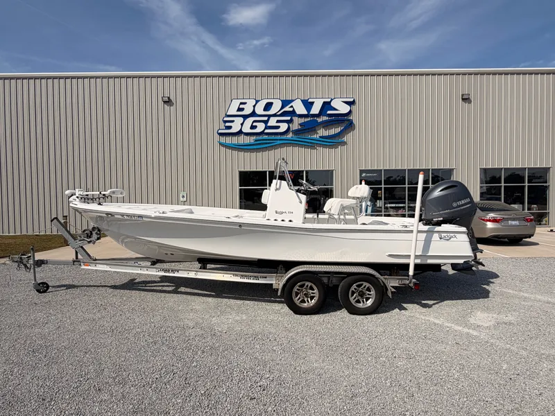 The Image of 2019 BlackJack 224 boat in front of Boats 365 building. - 0