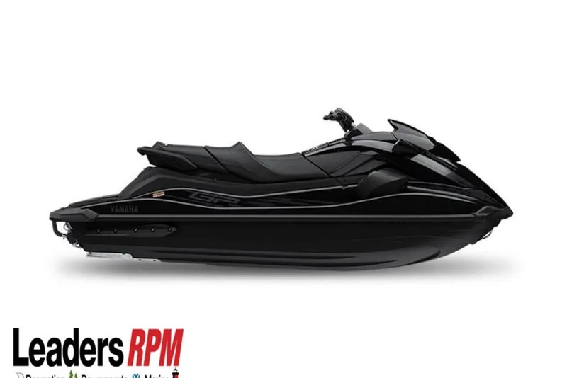 The Image of 2026 Yamaha WaveRunner GP SVHO in sleek black design, side view. - 0