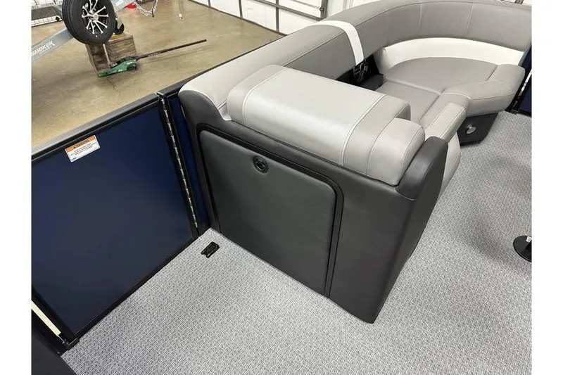 Slide: The Image of 2026 Evotti 521CS interior with gray and black seating, showcasing modern design and comfort. - 29