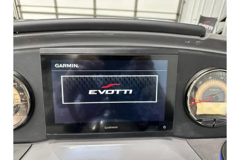 Slide: The Image of Dashboard of 2026 Evotti 521CS with Garmin display and analog gauges. - 33