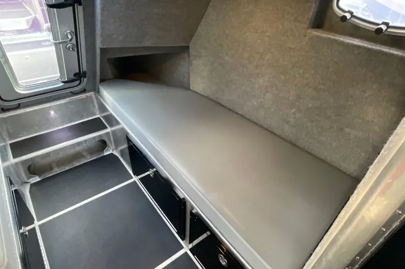 Slide: The Image of Interior of 2025 Life Proof 31 GT Coupe, featuring sleek seating and modern design elements. - 21