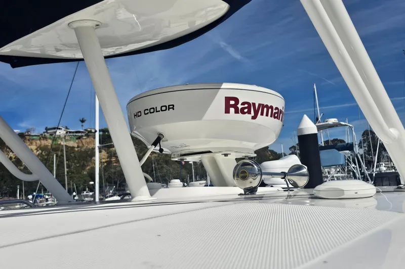 Slide: The Image of 2018 Boston Whaler 315 Conquest with Raymarine HD Color radar system. - 17