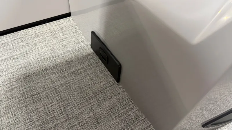 Slide: The Image of Barletta A22F 2026 interior with carpet flooring and wall detail. - 35