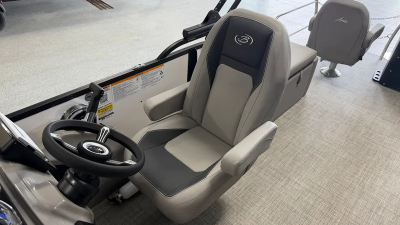 Slide: The Image of Interior of 2026 Barletta A22F with steering wheel and seat. - 40