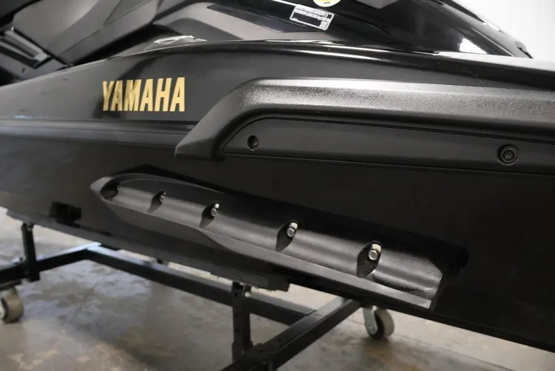 Slide: The Image of 2026 Yamaha WaveRunner FX Limited SVHO, sleek black design, close-up view. - 27