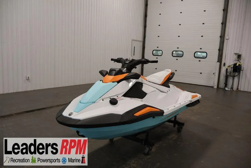 The Image of 2026 Yamaha WaveRunner JetBlaster LTD in showroom, featuring sleek design and vibrant colors. - 1