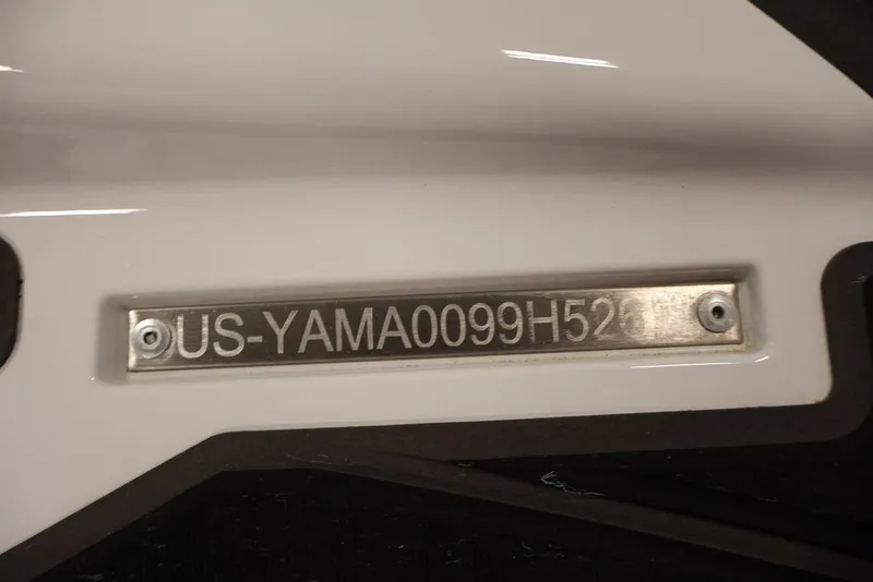 Slide: The Image of 2026 Yamaha WaveRunner GP HO identification plate with serial number. - 20