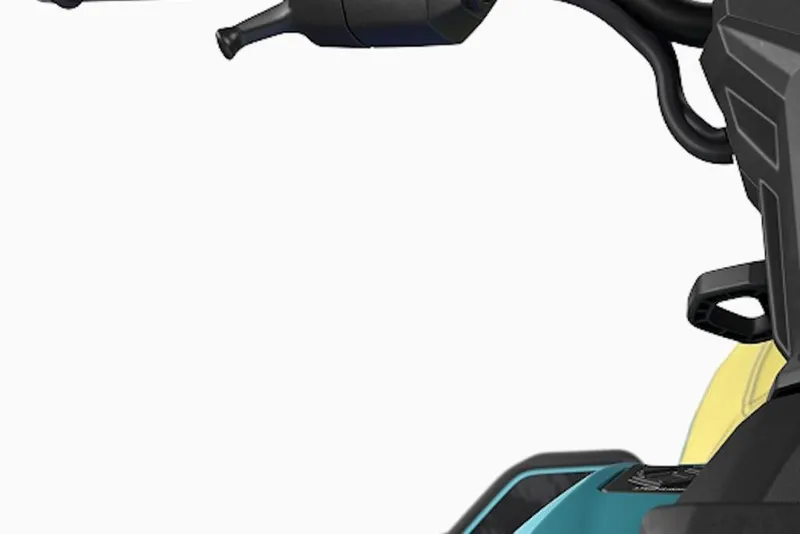 Slide: The Image of 2026 Yamaha WaveRunner JetBlaster PRO 2-Up handlebar and seat detail. - 4