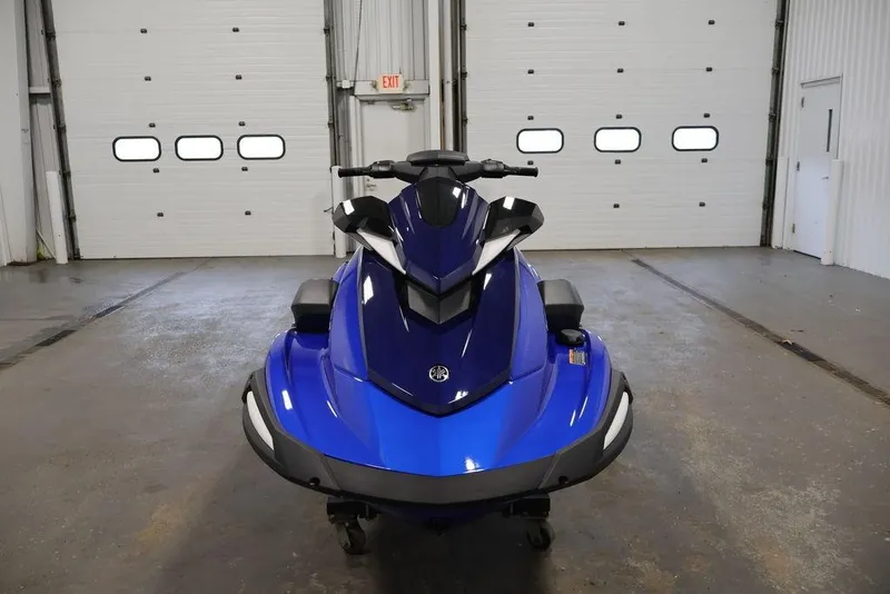Slide: The Image of 2026 Yamaha WaveRunner VX Limited HO in a garage, front view. - 6