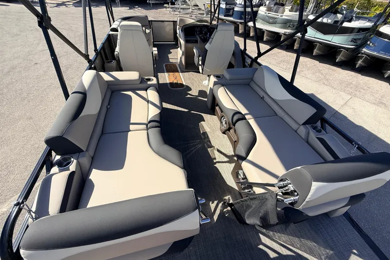 Slide: The Image of 2026 Avalon 2585 LSZ Quad Lounger Shift, Tri Toon interior with luxurious seating and modern design. - 13