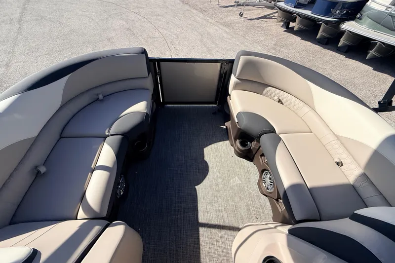 Slide: The Image of 2026 Avalon 2585 LSZ Quad Lounger interior with plush seating and modern design. - 17