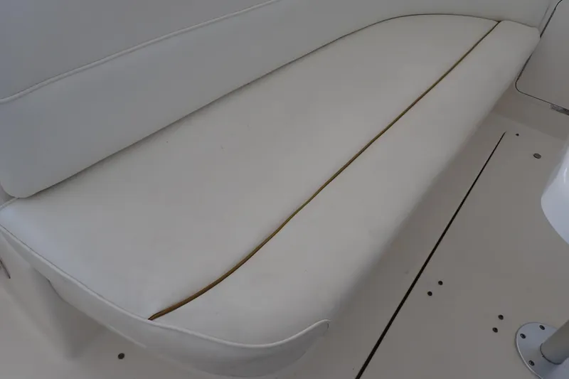 Slide: The Image of White seating area on a 2002 Sea Ray 340 Sundancer boat. - 56
