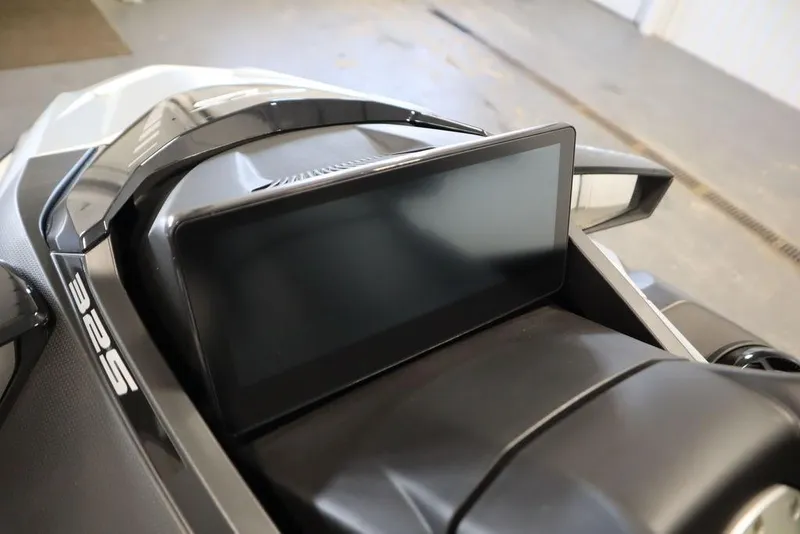 Slide: The Image of 2026 Sea-Doo GTX Limited 325 dashboard with digital display and sleek design. - 17