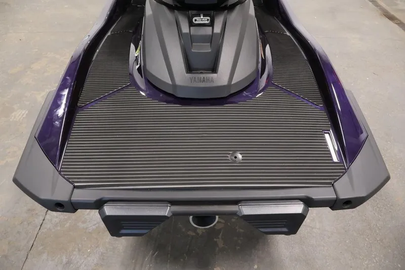Slide: The Image of 2025 Yamaha WaveRunner VX Cruiser rear deck, showcasing sleek design and textured surface. - 17
