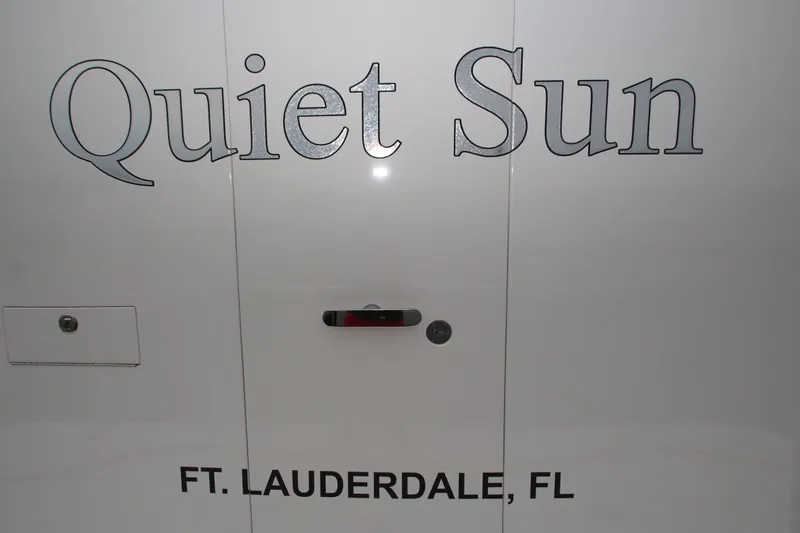 Slide: The Image of 2015 Hargrave 76 yacht named "Quiet Sun" in Fort Lauderdale, FL. - 27
