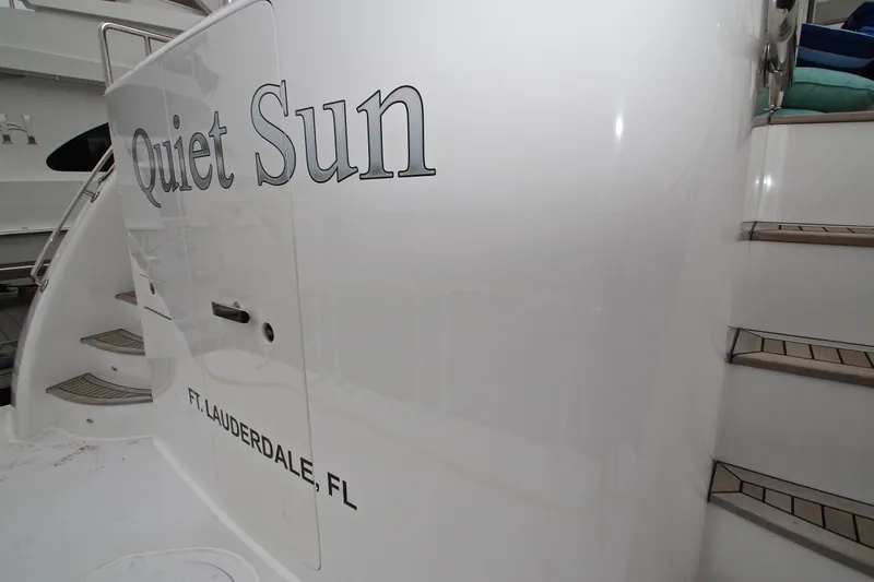 Slide: The Image of 2015 Hargrave 76 yacht "Quiet Sun" docked in Fort Lauderdale, FL. - 28