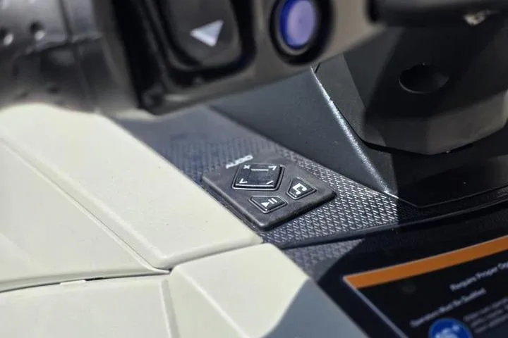 Slide: The Image of Close-up of 2026 Yamaha WaveRunner VX Cruiser HO dashboard controls. - 12