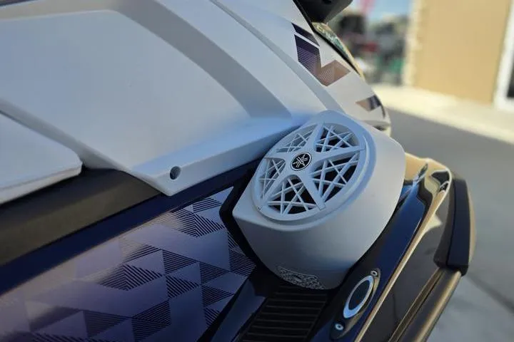 Slide: The Image of 2026 Yamaha WaveRunner VX Cruiser HO with sleek design and integrated speaker system. - 9