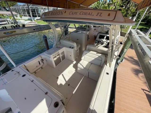 Slide: The Image of Grady-White 325 Freedom boat, 2021, in Cape Coral, Florida. - 16