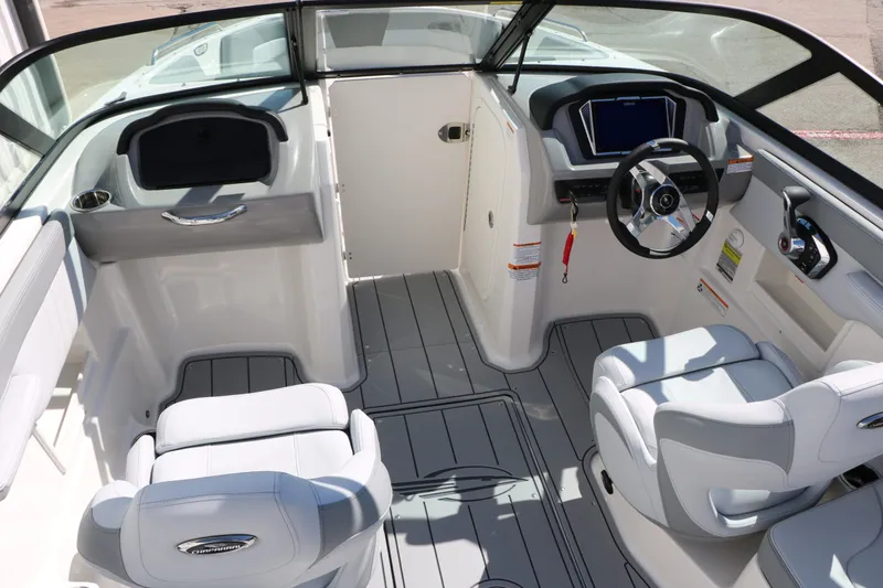 Slide: The Image of 2026 Chaparral 23 SSi interior with modern cockpit design. - 31