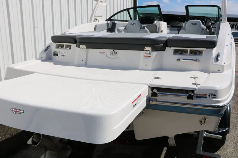 Slide: The Image of Rear view of Chaparral 23 SSi boat, model year 2026. - 9
