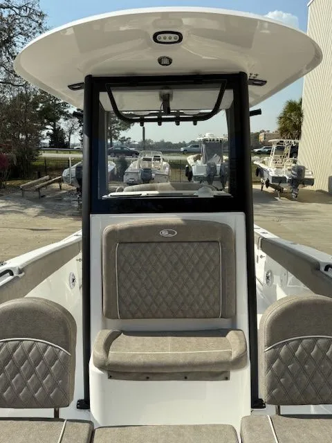 Slide: The Image of Interior view of Sea Hunt Ultra 265 SE boat, 2025 model. - 14