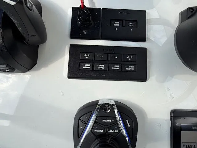 Slide: The Image of Control console of Sea Hunt Ultra 265 SE, year 2025. - 20