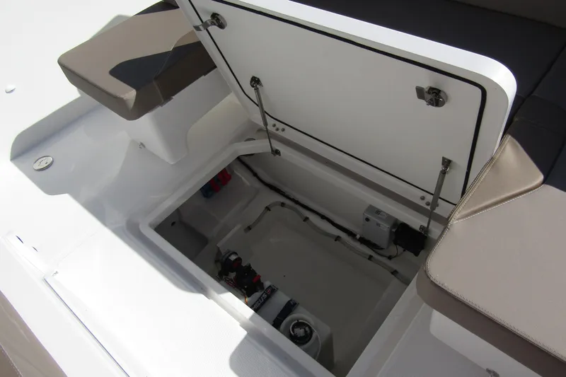Slide: The Image of Storage compartment in Nimbus Tender 9 boat, model 2026. - 35