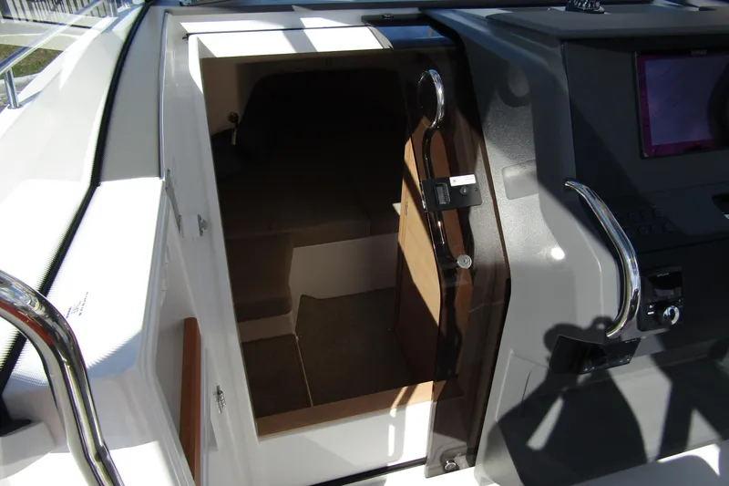 Slide: The Image of Interior of Nimbus Tender 9 yacht, model year 2026. - 16